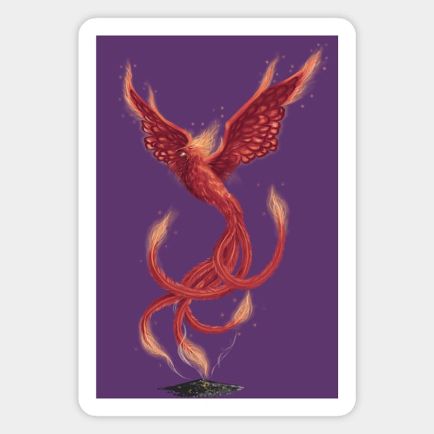 Phoenix Magnet by Velvet